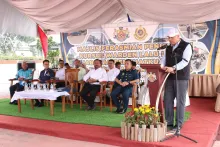 OPENING CEREMONY OF THE TRAFFIC WARDEN COURSE OF THE ENFORCEMENT DEPARTMENT